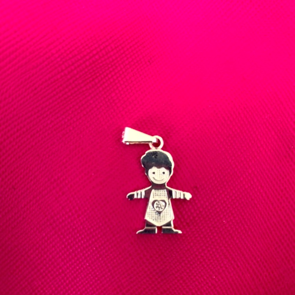 .925 real silver solid NEW BOY Pendant